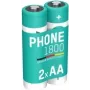 Ansmann ANS 1312-0038 - DECT NiMH baterija AA Mignon 1600 mAh 2 vnt. pakuotė