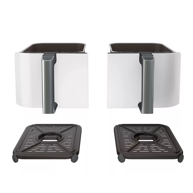 Karšto oro gruzdintuvė Ninja AF400EU Double 9,5 L 2470 W Balta, sukamieji ir liečiamieji valdikliai