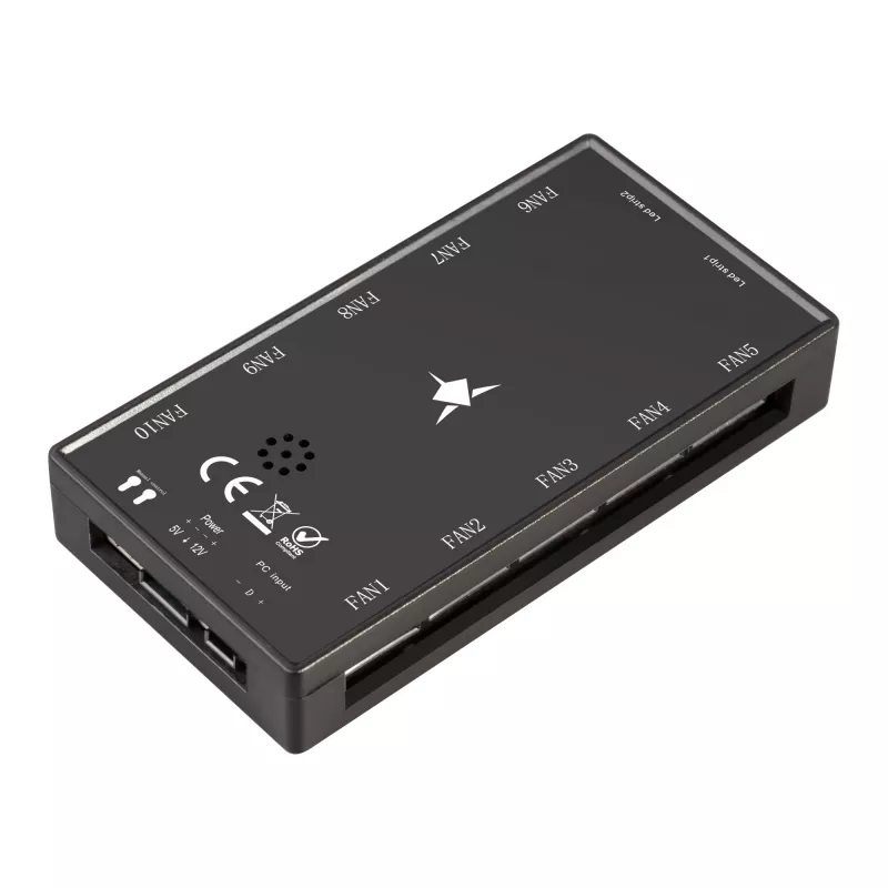 Ventiliatorių rinkinys White Shark Nebula-2 Black – ARGB 120 mm (3 vnt.)