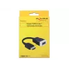 Delock 65587 HDMI-A kištukas į VGA (D-Sub 15) lizdą adapteris su garsu, juodas/baltas