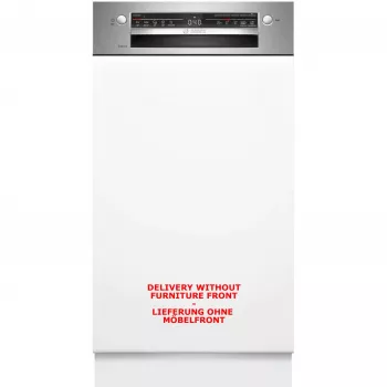Indaplovė Bosch Serie 2 SPI2HKS42E pusiau įmontuojama siaura 45 cm, 10 komplektų, 5 programos, E klasė