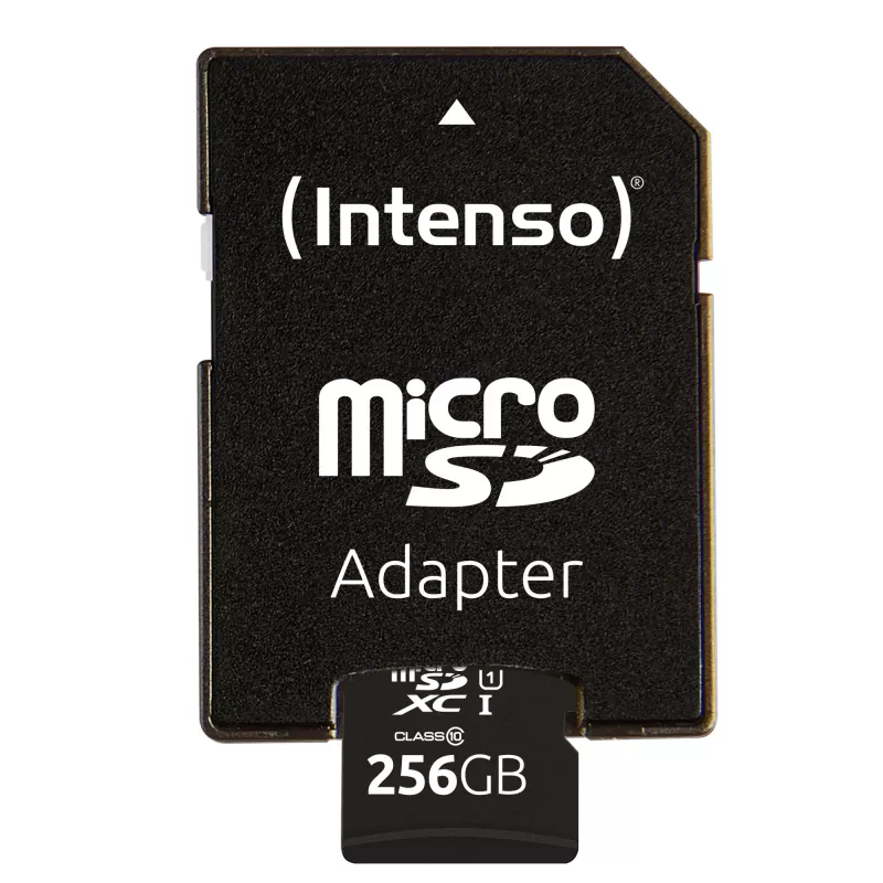 Intenso 256GB UHS-I microSD Performance Class 10 atminties kortelė