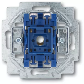 Vienpolis jungiklio modulis Busch-Jaeger 2020 US-206, 1P, 10 A, 250 V, mėlynas metalikas, 71×71×25 mm
