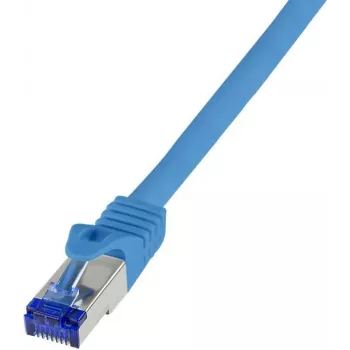 Logilink Professional Ultraflex jungiamasis kabelis RJ-45 (M) į RJ-45 (M) - 0,25 m - 6 mm - S/FTP - Cat.7 (laidas) / CAT 6a (jungtys) - halogenų neturintis, liejinis, su apsauga nuo užkliuvimo - mėlynas