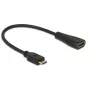 HDMI kabelis DeLOCK 0,23m mini-HDMI / HDMI