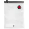 Vakuuminis indas ZWILLING 36807-007-0, plastikinis stačiakampis maisto indas, 1,1 l ir 2,3 l, sandariai užsidarantis dangtelis, išimamas, permatomas baltas