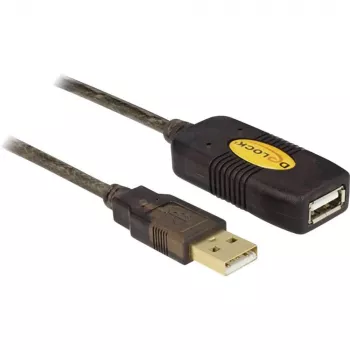 USB laidas DeLOCK 30m USB 2.0 USB A juodas