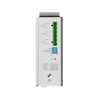Valdomas L2 tinklo jungiklis RUIJIE RG-NIS2100-4GT2SFP-HP — 4× Gigabit RJ45, 2× SFP, PoE++ (180 W), montuojamas ant stovo, sienos ar DIN bėgio