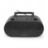 Muse M-35 BT | Nešiojamas radijas su Bluetooth, USB prievadu ir AUX įėjimu | Juoda spalva