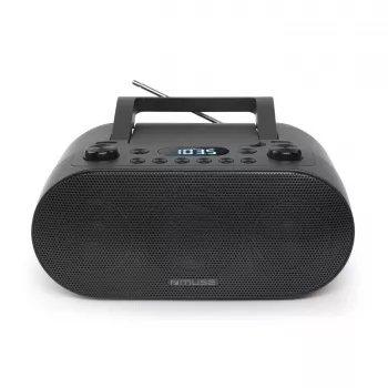 Muse M-35 BT | Nešiojamas radijas su Bluetooth, USB prievadu ir AUX įėjimu | Juoda spalva