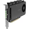 „Icy Dock MB204MP-1B“ – mobilaus stovo adapterio kortelė, 4 × M.2 NVMe SSD karštojo keitimo dėklas
