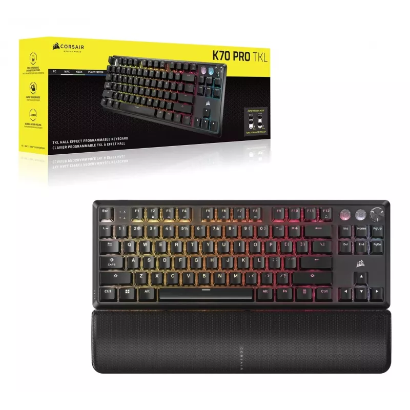 Klaviatūra Corsair K70 Pro TKL, TKL (80 %), ISO (DE)