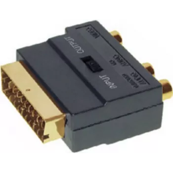 SCART adapteris ShiverPeaks 94035-G su 3 RCA (kompozitinis vaizdas / garsas)