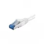 Wentronic Goobay CAT 6a Patch Laidas, S/FTP (PiMF), Baltas, 2 m - LSZH Halogen-Free, Varis (93749)