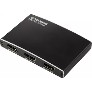SpeaKa Professional SP-HDMIS-210 HDMI skirstytuvas 3480 x 2160 pikselių juodas (SP-13803912)