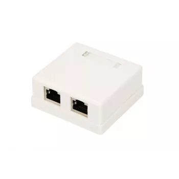Paviršinis tinklo lizdas Extralink EX.9649 — 2x RJ45 Cat5e STP
