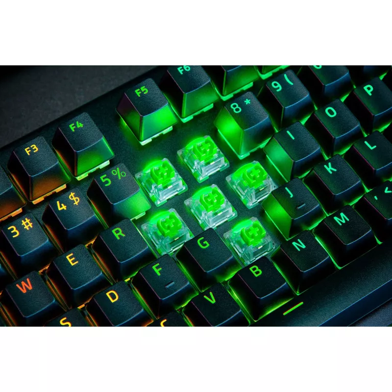 Razer BlackWidow V4 Pro žaidimų klaviatūra USB QWERTZ vokiška juoda