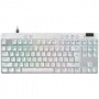 Žaidimų klaviatūra LOGITECH G PRO X TKL RAPID balta, US INT'L, USB, linijiniai jungikliai