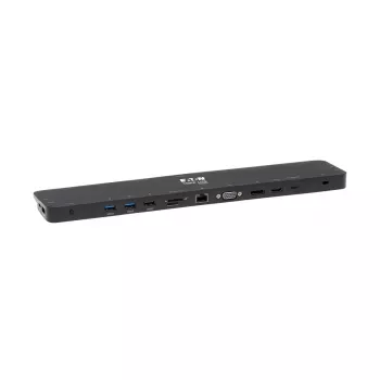 USB-C Dock, trigubas ekranas - 4K HDMI ir DP, VGA, USB 3.2 Gen 1, USB-A/C šakotuvas, GbE, 100W PD įkrovimas