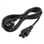 EFB-Elektronik maitinimo laidas su įžemintu kištuku 90° - C5 180°, juodas, 3 m, 3 x 0,75 mm²