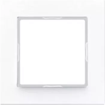 JUNG AC 581 WW baltoji jungiklio dangtelio plokštė, duroplastas, 84×84 mm