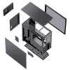Korpusas Jonsbo D41 MESH Midi Tower Juodas