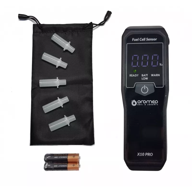 Oromed ALK_ORO-X10 PRO alkotesteris 0-4% 0,05% juodas