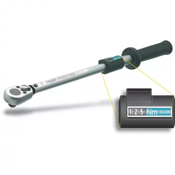 HAZET 5122-2CLT – klikdinis dinamometrinis veržliaraktis – Nm – mechaninis – 1/2 colio – 12,5 mm – 40–200 Nm
