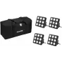 LED šviesos skydelių rinkinys EUROLITE 20000962 RGB UV