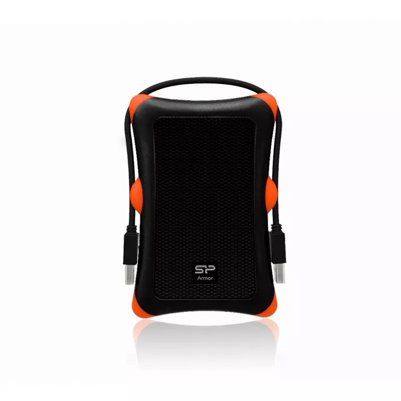 SILICON POWER Armor A30 - Festplatte - 2TB - extern (tragbar) - 2.5 (6,4 cm) - USB3.0 - Schwarz (SP020TBPHDA30S3K)