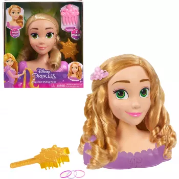 Disney Princess - Rapunzel Styling Head, šukavimo ir makiažo galva