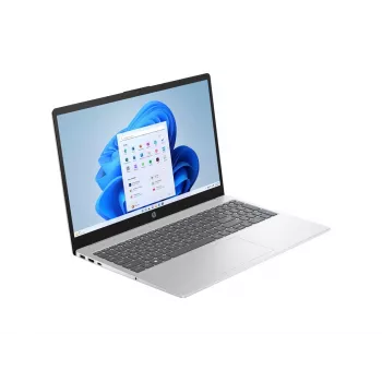 Nešiojamas kompiuteris HP 15-fc0043ny – Ryzen 3 5425U, 15,6 colio FHD, 8 GB DDR4, 256 GB SSD, Vega 6, Windows 11, sidabrinis