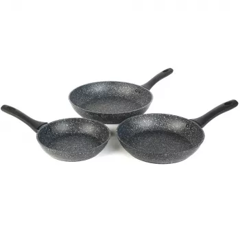 Keptuvių rinkinys Salter BW11459BRMFOB 3 vnt. Megastone nepridegančios keptuvės 20/24/28 cm