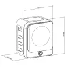 GB415 Elektrinė mini džiovykla 3 kg