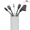 Kabelių lankstus vamzdis MACLEAN MCTV-575 grindims, baltas, 1,5 m, plotis 43 mm, aukštis 2,3–3,2 cm