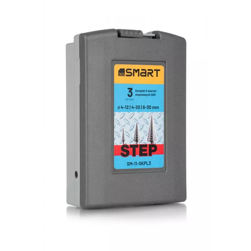 Gręžtuvų laiptelių rinkinys Bosch HSS 3 vnt. 4–30 mm; dydžiai 4–12, 4–20, 6–30 mm