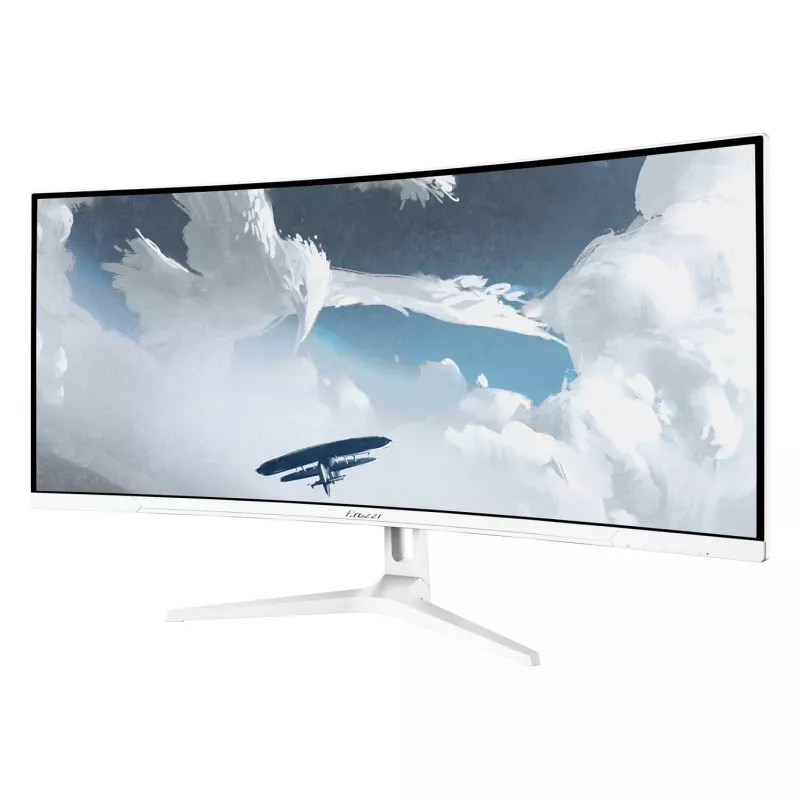 Išlenktas monitorius Arozzi Nova 34 colių (86,4 cm) VA LED 3440×1440 21:9 1 ms Baltas