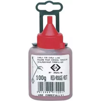 Kreidos milteliai c.k tools T3521R 100 – raudoni žymėjimo milteliai, 100 g