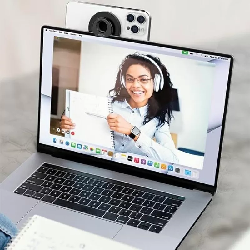 Indukcinis MagSafe laikiklis MacBook baltas