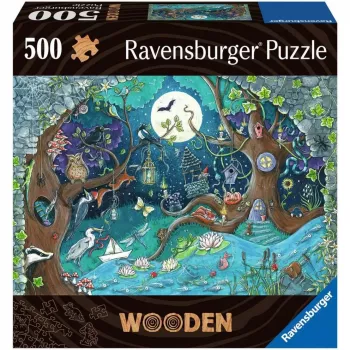 Medinis Dėlionė „Stebuklingas Miškas“ (505 Detalės) RAVENSBURGER