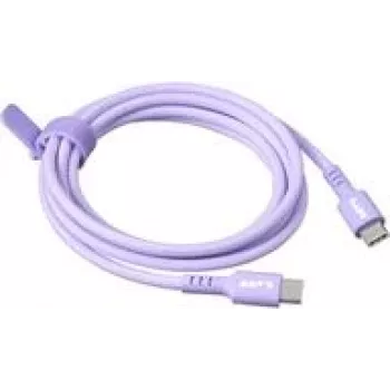 USB-C kabelis LAUT LINK 1,5 m USB-C į USB-C violetinis