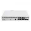 Valdomas jungiklis Mikrotik CSS610-8P-2S+IN 8 prievadų Gigabit Ethernet PoE