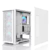 Zalman Z10 DUO ATX korpusas baltas su ZM-IF120 x4 ventiliatoriais