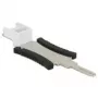 Montavimo rinkinys DeLOCK 86411 juodas sidabrinis