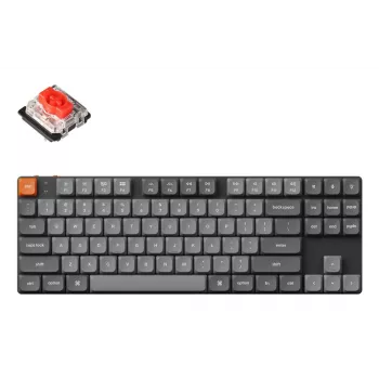 Mechaninė klaviatūra Keychron K1 Max 80% TKL Red Switch Hot-Swap Juoda