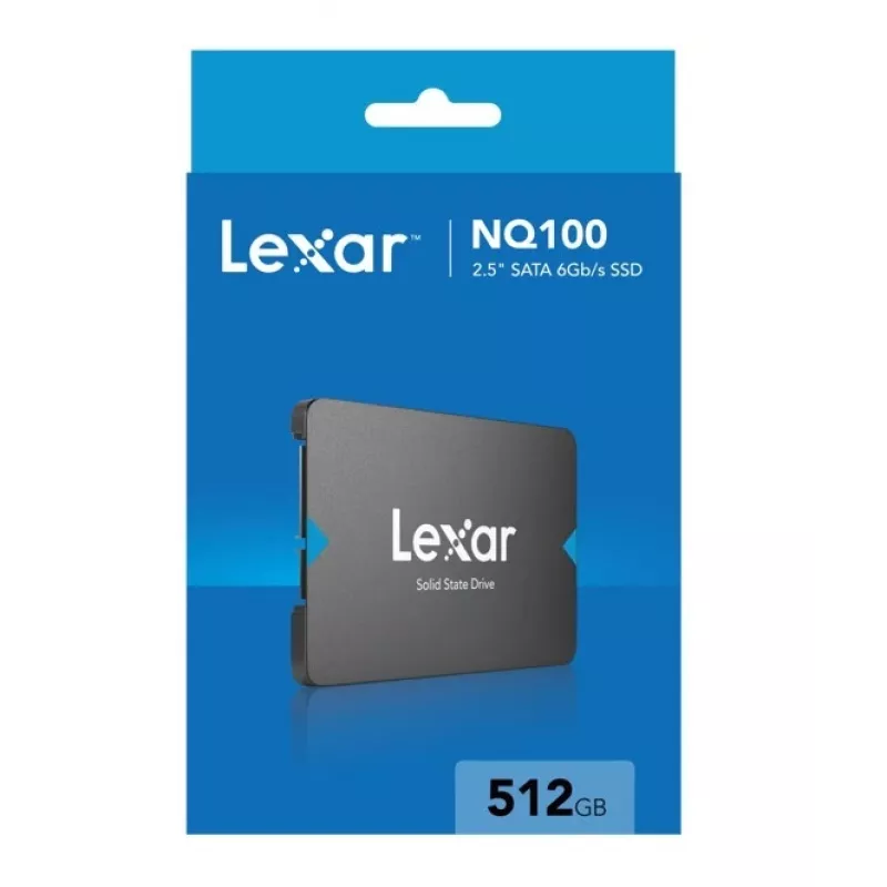 SSD Lexar NQ100 512 GB 2,5 colio SATA III, 550 MB/s skaitymas