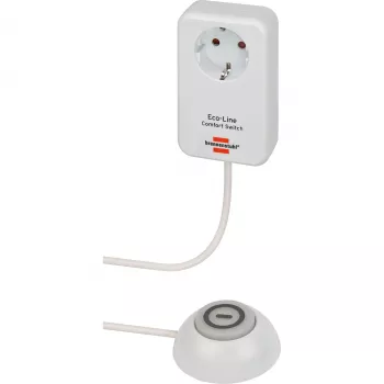 Brennenstuhl Eco-Line Comfort Switch Adapter ilgintuvas (1508220), 1 lizdas, 1,5 m