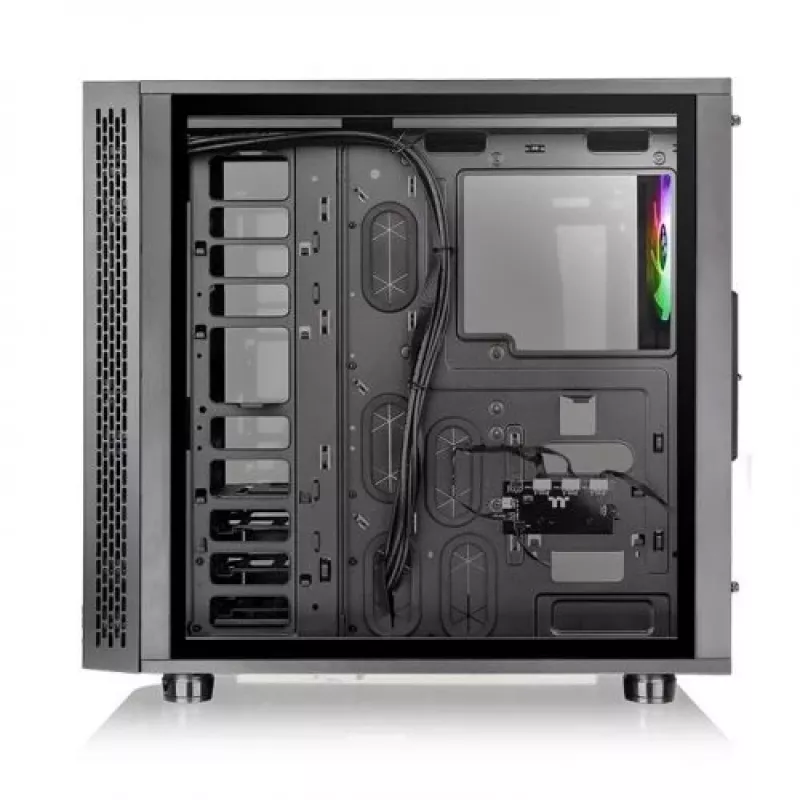 Thermaltake View 31 TG - ARGB Edition - MIDI bokštas - ATX - be maitinimo šaltinio (PS/2) - Juoda - USB/Garsas