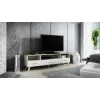 Cama RTV stand LOTTA 180cm Balta + sonoma oak