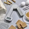 Caso KitchenEcostyle virtuvinės svarstyklės, nerūdijantis plienas, 5 kg